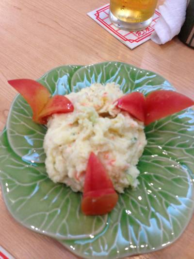 Potato Salad ที่ ร้านอาหาร Hanaya Potato Salad ที่ ร้านอาหาร Hanaya