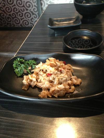 เอ็นหอยยำ ที่ ร้านอาหาร Sushi Masa ราชเทวี