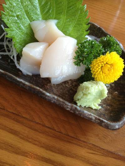 Hotate ที่ ร้านอาหาร Shori Sushi House Hotate ที่ ร้านอาหาร Shori Sushi House