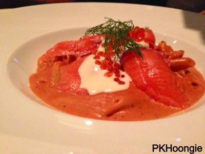 Spicy Salmon Spaghetti ที่ ร้านอาหาร Spring Dining Room (Spring & Summer)