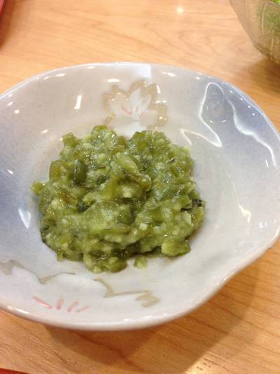 Wasabi ที่ ร้านอาหาร Hanaya Wasabi ที่ ร้านอาหาร Hanaya