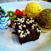 Brownie With Ice Cream ที่ ร้านอาหาร Melt Me ทองหล่อ 10