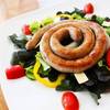 Salad with thueringer ring ที่ ร้านอาหาร German House Pure Place รามคำแหง