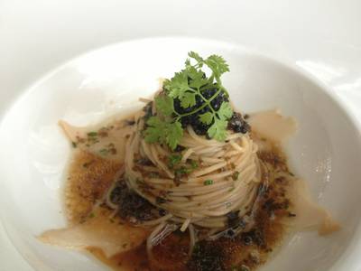 Capellini W Caviar  ที่ ร้านอาหาร Water Library Chamchuree Square