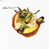  Atlantic black cod  -   Saffron creamed potato, mussels, Bouillabaissue sauce ที่ ร้านอาหาร Red Sky