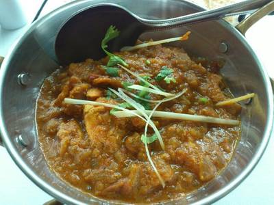 chicken masala ที่ ร้านอาหาร Indus