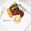  Wagyu MS4 beef  tenderloin with foie gras - Potato croquette, sauteed cep mushr ที่ ร้านอาหาร Red Sky