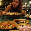 ปลากะพงราดน้ำปลา ที่ ร้านอาหาร ครัวทะเลจันผา