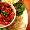 น้ำพริกกุ้งเสียบ ที่ ร้านอาหาร ระย้า