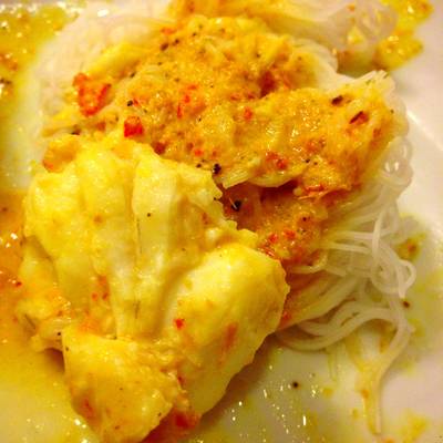 เด็ดสุดของร้าน เส้นหมี่แกงปู ที่ ร้านอาหาร ระย้า