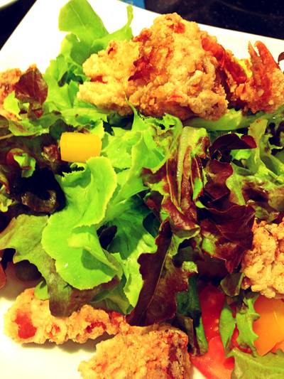 สลัดปูนิ่ม ที่ ร้านอาหาร Fuji The Mall งามวงศ์วาน สลัดปูนิ่ม ที่ ร้านอาหาร Fuji The Mall งามวงศ์วาน