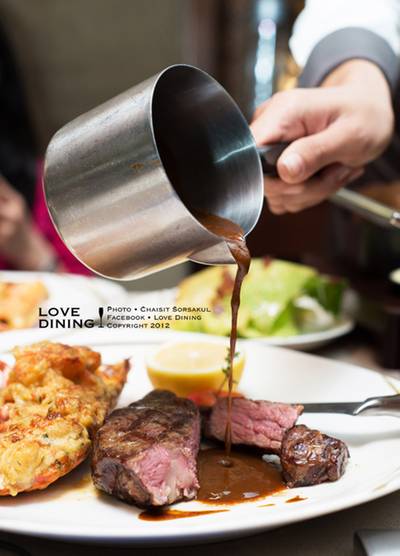 New York Strip Loin 16 OZ  ที่ ร้านอาหาร Prime Restaurant