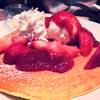 Fresh strawberry Pancake @After You Dessert Cafe La Villa ที่ ร้านอาหาร After You Dessert Cafe La Villa