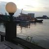 บรรยากาศริมแม่น้ำ ที่ ร้านอาหาร ณ นารายณ์