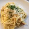สปาเก็ตตี้คาโบนารา  ที่ ร้านอาหาร Vanilla Garden