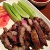 เสือร้องไห้ อร่อยเช่นกันสำหรับคนชอบเนื้อติดมัน ที่ ร้านอาหาร ยอดลาบเป็ดอุดร พระราม 9