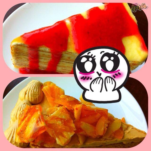 เค้กรสชาติอร่อยมากค่ะ ที่ ร้านอาหาร บ้านต้นเค้ก