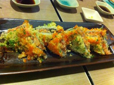 Sushi Sanwich ที่ ร้านอาหาร Isao