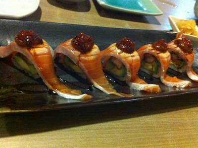 Lava Maki ที่ ร้านอาหาร Isao