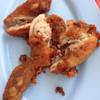 ไก่ทอด ที่ ร้านอาหาร ส้มตำถนนตก