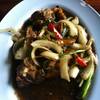 ปูนิ่มผัดพริกไทยดำอร่อยคะ ที่ ร้านอาหาร ฟาร์มปูนิ่ม