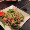 ยำก้านคะน้า ที่ ร้านอาหาร สุภัทรา บาย เดอะ ซี
