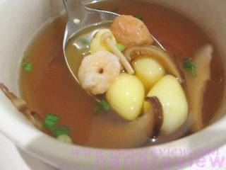 ซุป ที่ ร้านอาหาร Tokiya Fusion Steak Course Siam Discovery