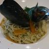 Capellini, Black Mussel, Grey Mullet Bottarga ที่ ร้านอาหาร Biscotti