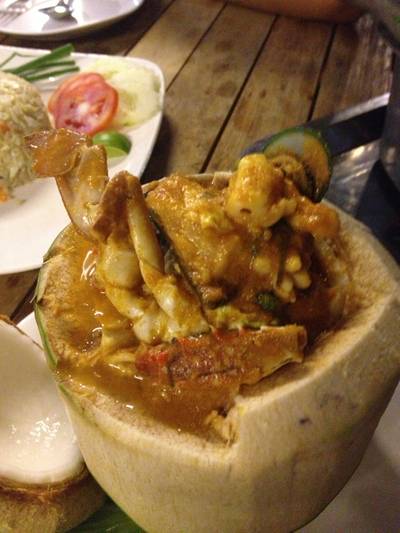 ห่อหมกทะเล  ที่ ร้านอาหาร ครัวคุณนอ