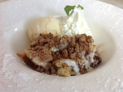 Apple Strudle !! ที่ ร้านอาหาร Phuket Tea Station