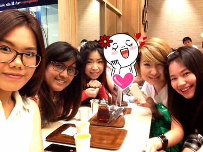 เพื่อนร่วม Mission สาวๆ Wongnai สวยๆ ทั้งน้านนน ที่ ร้านอาหาร After You Dessert Cafe Siam Paragon