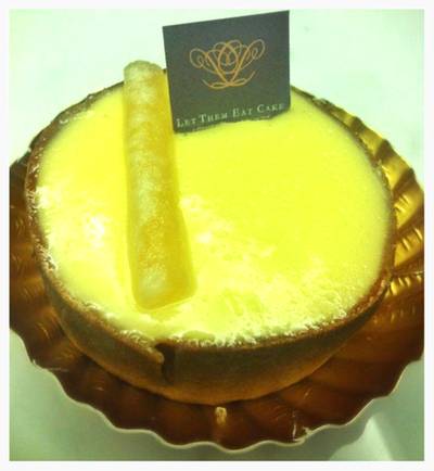 Tarte Lemon::135THB ที่ ร้านอาหาร Let Them Eat Cake