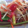 ส้มตำปูม้า ที่ ร้านอาหาร ปรีชา ซีฟู้ด
