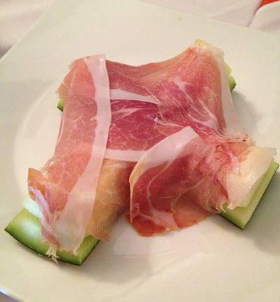 Parma Ham With Melon ที่ ร้านอาหาร La Villa หัวหิน