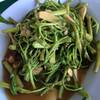 ผัดผักกระเฉด ที่ ร้านอาหาร แสงไทย ซีฟู้ด