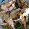 กุ้งแชบ๊วยเผา ที่ ร้านอาหาร แสงไทย ซีฟู้ด