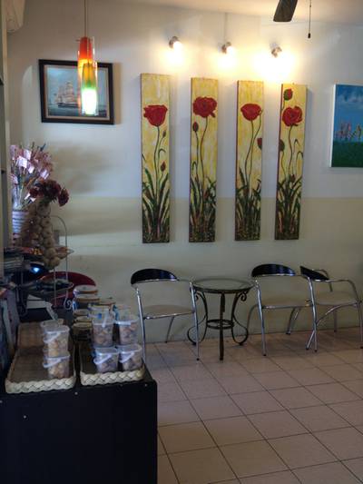 ที่นั่งในร้านค่ะ ที่ ร้านอาหาร Together Bakery & Cafe หัวหิน