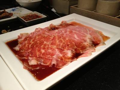 เนื้อลาย ที่ ร้านอาหาร King Kong Yakiniku Buffet หลังสวน