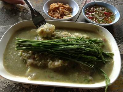 กุ้งแช่วาซาบิ ที่ ร้านอาหาร เส่ย