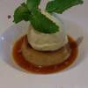 Baked Coffee Custard with Vanilla Gelati ที่ ร้านอาหาร Biscotti