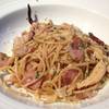 สปาเก็ตตี้เบคอนพริกแห้ง (240.-) ที่ ร้านอาหาร Flow Restaurant & Bar