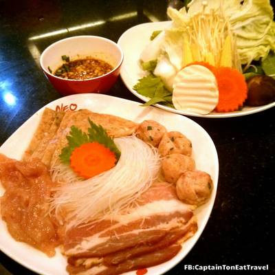 ชุดสุกี้สูตรแต้จิ๋ว ที่ ร้านอาหาร นีโอสุกี้ เซ็นเตอร์วัน