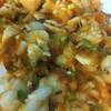 หมึกผัดไข่เค็ม ที่ ร้านอาหาร ร้านต้นพร้าว กู้กู ภูเก็ต