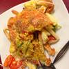 ปูม้าผัดไข่เค็ม ที่ ร้านอาหาร ภัตตาคารเชฟกระทะเหล็ก