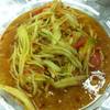 ส้มตำคร้าบ ที่ ร้านอาหาร แซ่บวัน ตำซั่ว