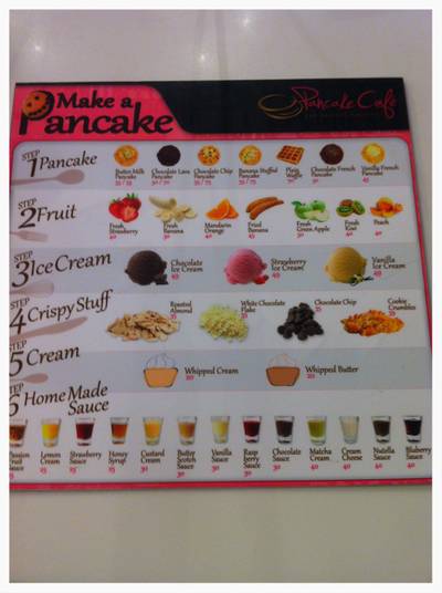 สร้างสูตรของตัวเองก็ได้ค่ะ อยากลองๆ^^ ที่ ร้านอาหาร Pancake Cafe Siam Paragon