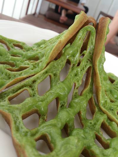 Library Waffle ที่ ร้านอาหาร ไล-บรา-รี่ (Library)