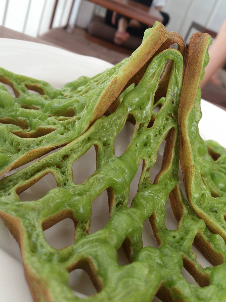 Library Waffle ที่ ร้านอาหาร ไล-บรา-รี่ (Library)