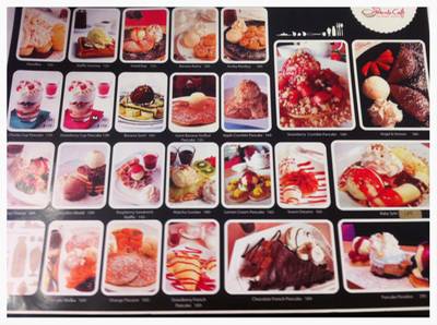 เมนูเพียบค่ะ ที่ ร้านอาหาร Pancake Cafe Siam Paragon