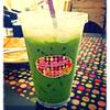 ชาเขียวเย็น ที่ ร้านอาหาร Sugar Room
